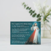 Chaplet of Divine Mercy Prayer Briefkaart (Staand voorkant)