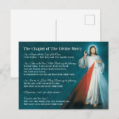 Chaplet of Divine Mercy Prayer Briefkaart (Voorkant / Achterkant)