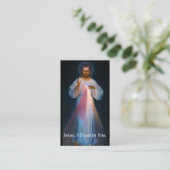  Chaplet of Divine Mercy Prayer Kaart Contactkaartje (Staand voorkant)