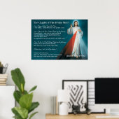 Chaplet of Divine Mercy Prayer Poster (Thuiskantoor)