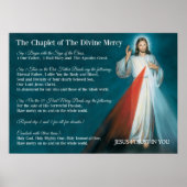 Chaplet of Divine Mercy Prayer Poster (Voorkant)