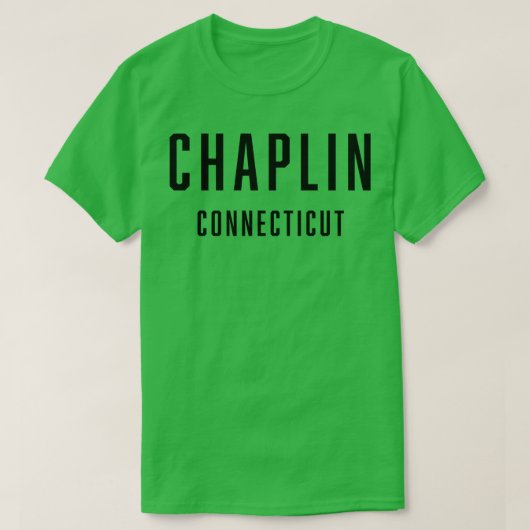 Chaplin Connecticut T-shirt (Design voorkant)