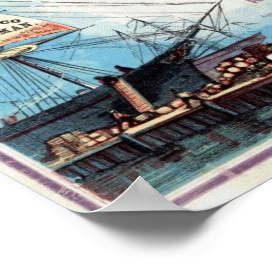 Chapman Clipper Ship Historische Repro Poster (Hoek)