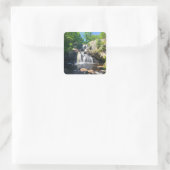 Chapman Falls Sereniteit Vierkante Sticker (Tas)
