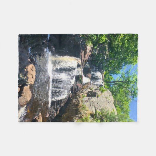 Chapman Falls Serenity Fleece Deken (Voorkant (Horizontaal))