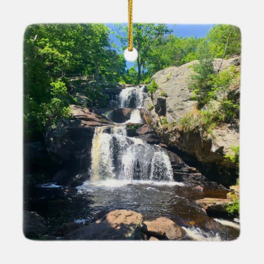 Chapman Falls Serenity Keramisch Ornament (Achterkant)