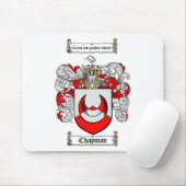 CHAPMAN FAMILT CREST - CHAPMAN COAT OF ARMS MUISMAT (Met muis)
