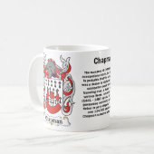 Chapman Family Coat of Arms Mok (Voorkant links)