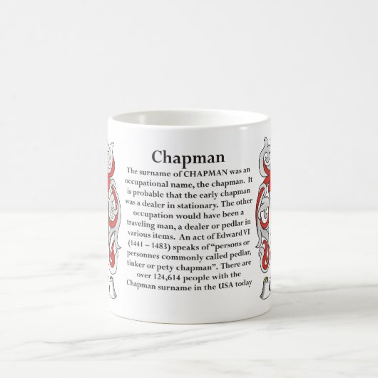 Chapman Family Coat of Arms Mok (Center)