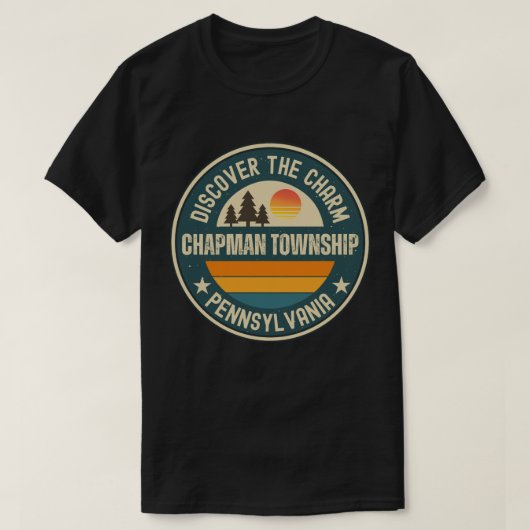 Chapman township, Pennsylvania T-shirt (Design voorkant)