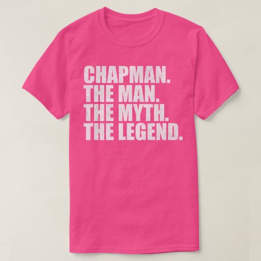 ChapmanChapman Familienaam Chapman achternaam Chap T-shirt (Design voorkant)