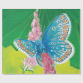 Chapmans blauwe vlinder (Polyommatus thersites) Cadeaupapier (Vlak)