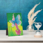 Chapmans blauwe vlinder (Polyommatus thersites) Fotoplaat (Zijkant)