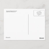 Chapman's Zebra Postcard Briefkaart (Achterkant)