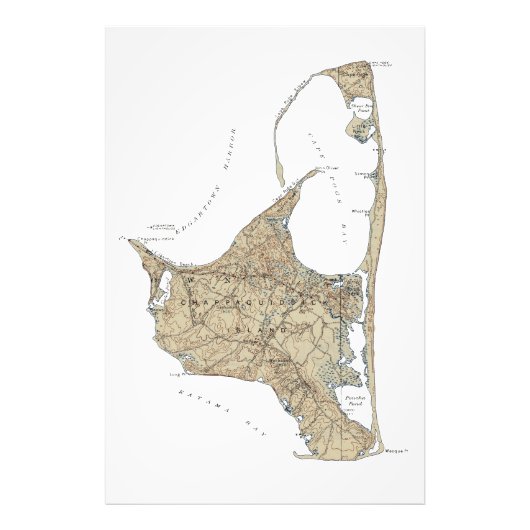 Chappaquiddick Island Acryl Print Foto Afdruk (Voorkant)