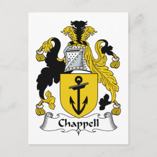 Chappell Family Crest Briefkaart