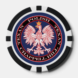 Chappell Hill Round Poland Poker Chips