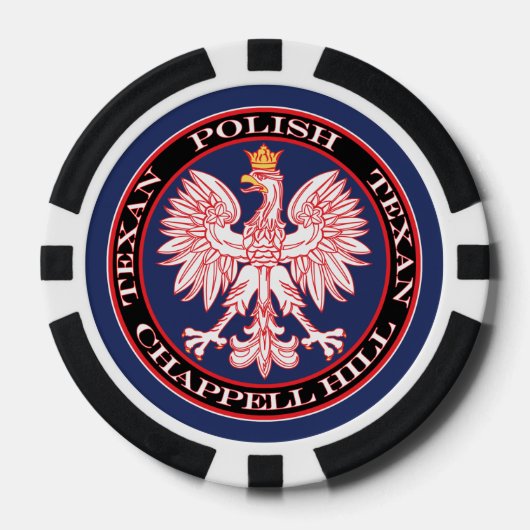 Chappell Hill Round Poland Poker Chips (Voorkant)