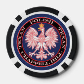 Chappell Hill Round Poland Poker Chips (Achterkant)