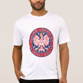 Chappell Hill Texas Poolse Amerikaanse adelaar T-shirt (Voorkant)