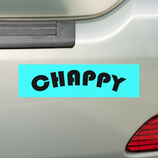 Chappy Bumpersticker (Op auto)