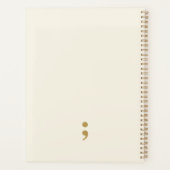 Chapter 2026 Still Writing Custom Gold Semicolon Planner (Achterkant)