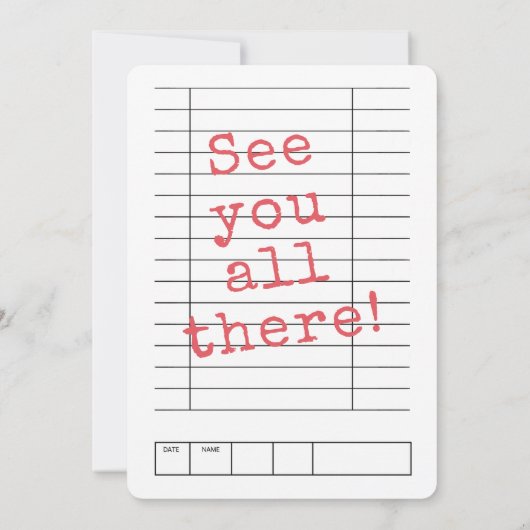 Chapter 40 Birthday Kaart (Achterkant)