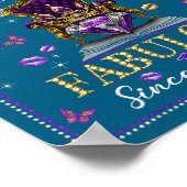 Chapter 49 Fabulous Since 1977 49th Birthday Women Poster (Hoek)