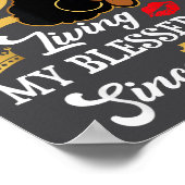 Chapter 52 Living My Blessed Life Since 1974 Afro Poster (Hoek)