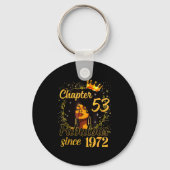 Chapter 53 Fabulous Since 1972 53rd Birthday Women Sleutelhanger (Voorkant)