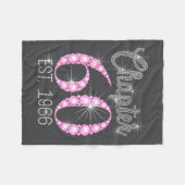 Chapter 60 Est 1966 Happy 60th Birthday Gift Fleece Deken (Voorkant (Horizontaal))
