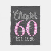 Chapter 60 Est 1966 Happy 60th Birthday Gift  Fleece Deken (Voorkant)