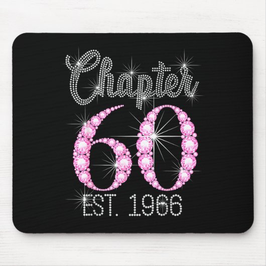 Chapter 60 Est 1966 Happy 60th Birthday Gift  Muismat (Voorkant)