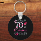 Chapter 70 Fabulous Since 1955 70th Birthday Gift  Sleutelhanger (Voorkant)