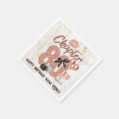 Chapter 80 Verjaardag Elegant Roos Gold Servet (Hoek)