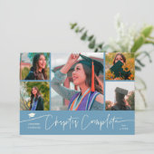 Chapter Complete Denim Blue Grad Multi Photo Aankondiging (Staand voorkant)