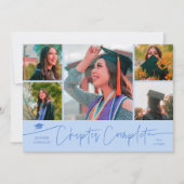 Chapter Complete Icy Blue Grad Multi Photo Aankondiging (Voorkant)