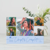 Chapter Complete Icy Blue Grad Multi Photo Aankondiging (Staand voorkant)