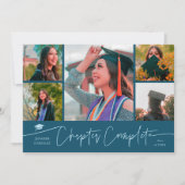 Chapter Complete Teal Grad Multi Photo Aankondiging (Voorkant)