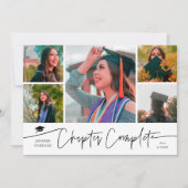 Chapter Complete White Grad Multi Photo Aankondiging (Voorkant)
