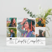 Chapter Complete White Grad Multi Photo Aankondiging (Staand voorkant)