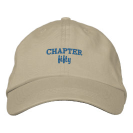 CHAPTER fifty in Khaki  Geborduurde Pet