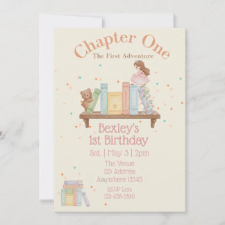 Chapter One, First Adventure, 1st Birthday Girl Kaart
