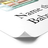 Chapter Storybook Baby shower Noem dat baby eten Poster (Hoek)