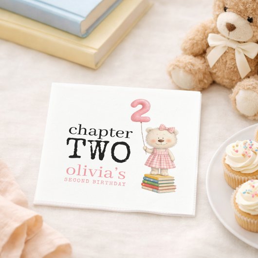 Chapter Two Teddy Bear Books Girl 2nd Birthday Servet