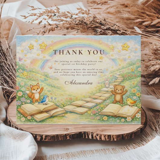 Chapter Two Turning Pages Birthday Bedankkaart