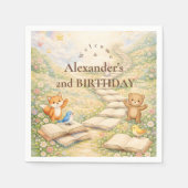 Chapter Two Turning Pages Birthday Servet (Voorkant)