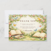 Chapter Two Woodland Story Birthday Bedankkaart (Voorkant)
