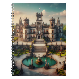 Chapultepec Castle Mexico Vintage Reizen Notitieboek