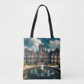 Chapultepec Castle Mexico Vintage Reizen Tote Bag (Voorkant)